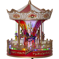 Star Trading Largeville Spinning Carousel Weihnachtsdorf 23.5cm