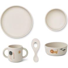 Liewood Vivi Safari Sandy Mix Silicone Tableware Set