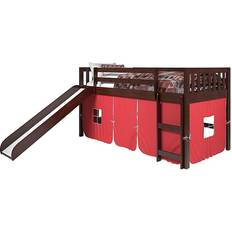Kids low bunk beds Donco kids ‎715TCP-R Twin Bunk Bed