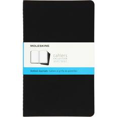 Moleskine Cahier Cardboard Journal, 5"W x 5.25"L, Black, 3/Pack (719213) Black