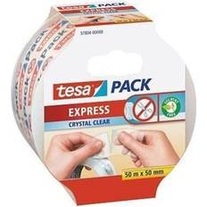 Packklebeband & Packband TESA Packing Tape Express Self-adhesive Transparent 50 mm (W) x 50 m (L) Polypropylen (PP)