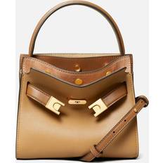 Tory Burch Petite Lee Radziwill Pocket Leather Double Bag in