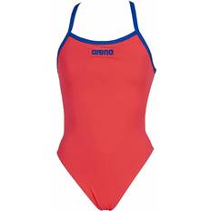 Rosa Badedrakter Arena Solid Light Tech High Swimsuit - Pink