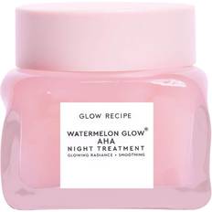 Pink Facial Masks Glow Recipe Watermelon Glow AHA Night Treatment 2fl oz