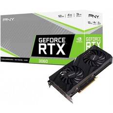 GeForce RTX 3060 Graphics Cards PNY GeForce RTX 3060 Verto Dual Fan LHR HDMI 3xDP 12GB