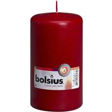 Bolsius Einrichtungsdetails Bolsius Pillar Single Wine Red 103615570144 Kerze
