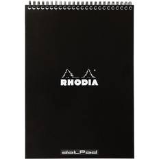 Kalendere & Notatblokker RhodiaÂ Black Dot Wire-Bound Sketchbook, 8.25" x 11.75" MichaelsÂ Black 25"