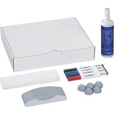 Maul Whiteboard accessory set 6386099 Box containing 4 markers, eraser, cleaner, 5 magnets (spherical)