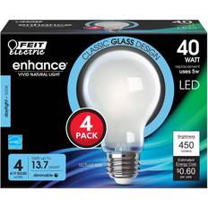 Fluorescent Lamps Feit Electric 15735 A1940/950CA/FIL/4 A19 A Line Pear LED Light Bulb