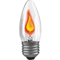 Leuchtmittel Paulmann E27 3W flicker candle bulb clear