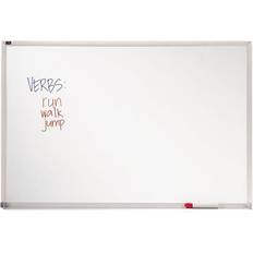 Global Industrial Mobile Reversible Whiteboard With Silver Frame, 72W x 48H  • Price »