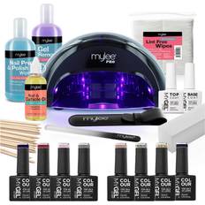 Mylee Full Works Complete Gel Polish Kit Black 9-pack