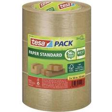 Packklebeband TESA STANDARD ecoLogo 58292 Packaging tape Brown (L x W) 50 m x 50 mm 3 pc(s)