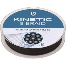 Kinetic Cyber 8 Braided Line 150 Black 0.140 mm