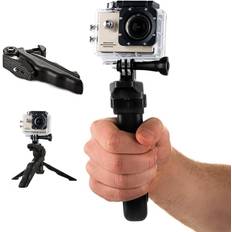 Kamerastativer Hurtel Holder with a mini tripod for GoPro SJCAM sports cameras, black universal