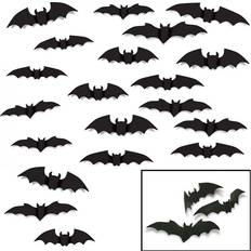 Beistle Set of 20 Poster Board Black Bats Decoration instock BI00385