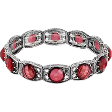 1928 Jewelry Stretch Bracelet - Silver/Pink