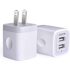 Cell phone battery pack USB Wall Charger 2-pack