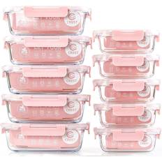 Sage Spoonfuls 6pk Durable Leakproof Glass Baby Food Storage Containers -  Clear - 4oz