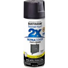 Outdoor Use Paint Rust-Oleum 2X Ultra Cover 12 oz Wood Paint Flat Black