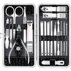 Nail Care Kits Yougai Manicure Set Nail Clippers Pedicure Kit 18-pack