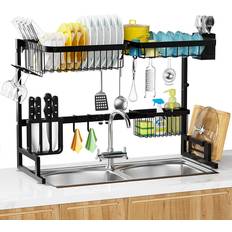 Better Chef 2-Tier 16 in. Chrome Plated Dish Rack in Copper