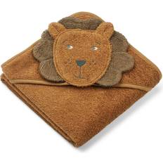 Liewood Albert Hooded Towel Lion/Golden Caramel Mix