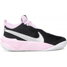Nike Team Hustle D 10 GS - Black/Pink Foam/White/Metallic Silver