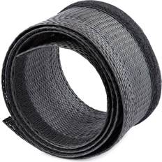 StarTech StarTech.com 10ft (3m) Cable Management Sleeve, Braided Mesh Wire Wraps/Floor Cable Covers, Computer Cable Manager/Cord Concealer