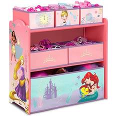 Delta Children Princess 6 Bin Design and Store Toy Organizer