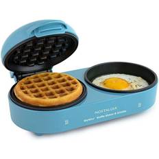 Nostalgia MyMini Snowman Waffle Maker - Blue