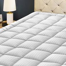 Queen Mattress Covers Hyleory Fluffy Soft Queen Mattress Cover White, Black, Gray (203.2x152.4)