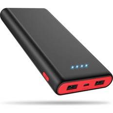 Portable Charger, Solar Charger, 38800mAh Solar Power Bank with 2.4A USB-A  Output Ports Compatible with iPhone, Samsung Galaxy, and More, Dual