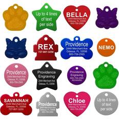 Anodized Aluminum Pet Tags