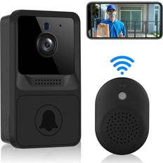 WONGKUO Wireless Doorbell Camera With Chime WiFi Video