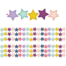 Shop Toys on sale Teacher Created Resources Oh Happy Day Die-Cut Border, 2.75" x 210' Stars (TCR9089-6) Multicolor