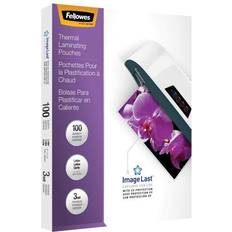 Fellowes ImageLast Thermal Pouches, Letter, 100/Pack (52454) Clear