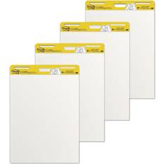 Sticky Notes Post-itÂ Self-Stick Easel Pad, 25 x 30, White, 30 Sheets/Pad, 4 Pads/Pack