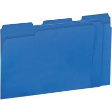 Blue Binders & Folders Universal File Folder, Letter Size, Blue, 100/Box (UNV10501) Blue