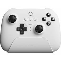 Nintendo Switch - Trådløs Håndkontroller 8Bitdo Ultimate Bluetooth Controller with Charging Dock (Nintendo Switch/PC) - White
