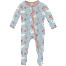 KicKee Pants Footie with Zipper - Windy Day Kites