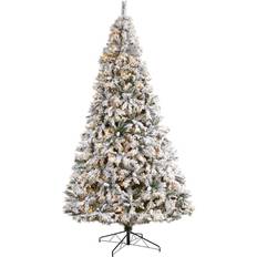 Christmas Decorations Nearly Natural River Mountain Pine White Christmas Tree 120"