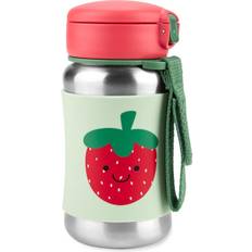 Skip Hop Spark Style Stainless Steel Straw Bottle Strawberry