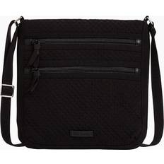 Vera Bradley Women's Performance Twill Triple Zip Hipster Crossbody Bag  Black