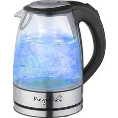 MegaChef 1.8 l 7.6-Cups in White Half Circle Electric Tea Kettle