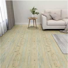 Brune Vinylgulv vidaXL Self-adhesive Flooring Planks 20 pcs PVC 1.86 mÂ² Light Brown
