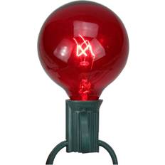 Northlight Incandescent Christmas Replacement Bulbs, Red G50 False