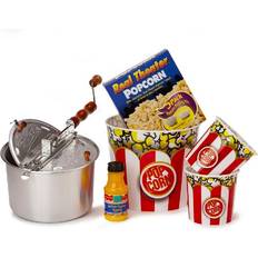 Wabash Valley Farms Vintage Whirley Pop & Retro Popcorn Set 