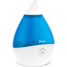 Crane 0.5-Gallon Droplet Ultrasonic Cool Mist Humidifier In Blue/white