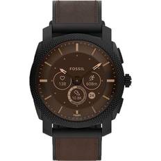 Fossil Android Smartklokker Fossil Machine Gen 6 Smartwatch with Leather Band